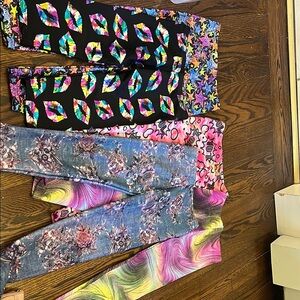 Colorful Kids Leggings Set